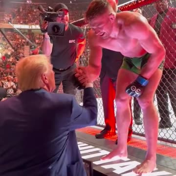 UFC Fighter Shows Major Respect To President Trump During Match