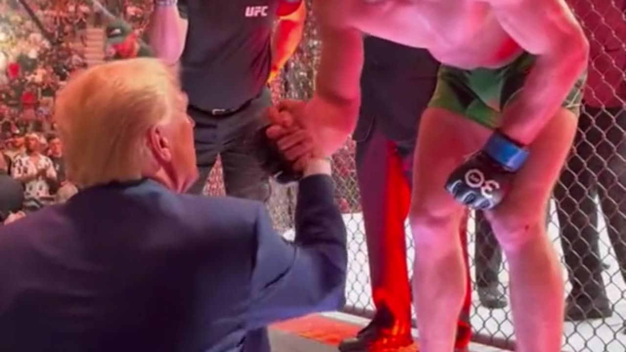 UFC Fighter Shows Major Respect To President Trump During Match