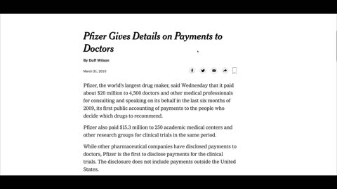 Το ποινικό μητρώο της Pfizer