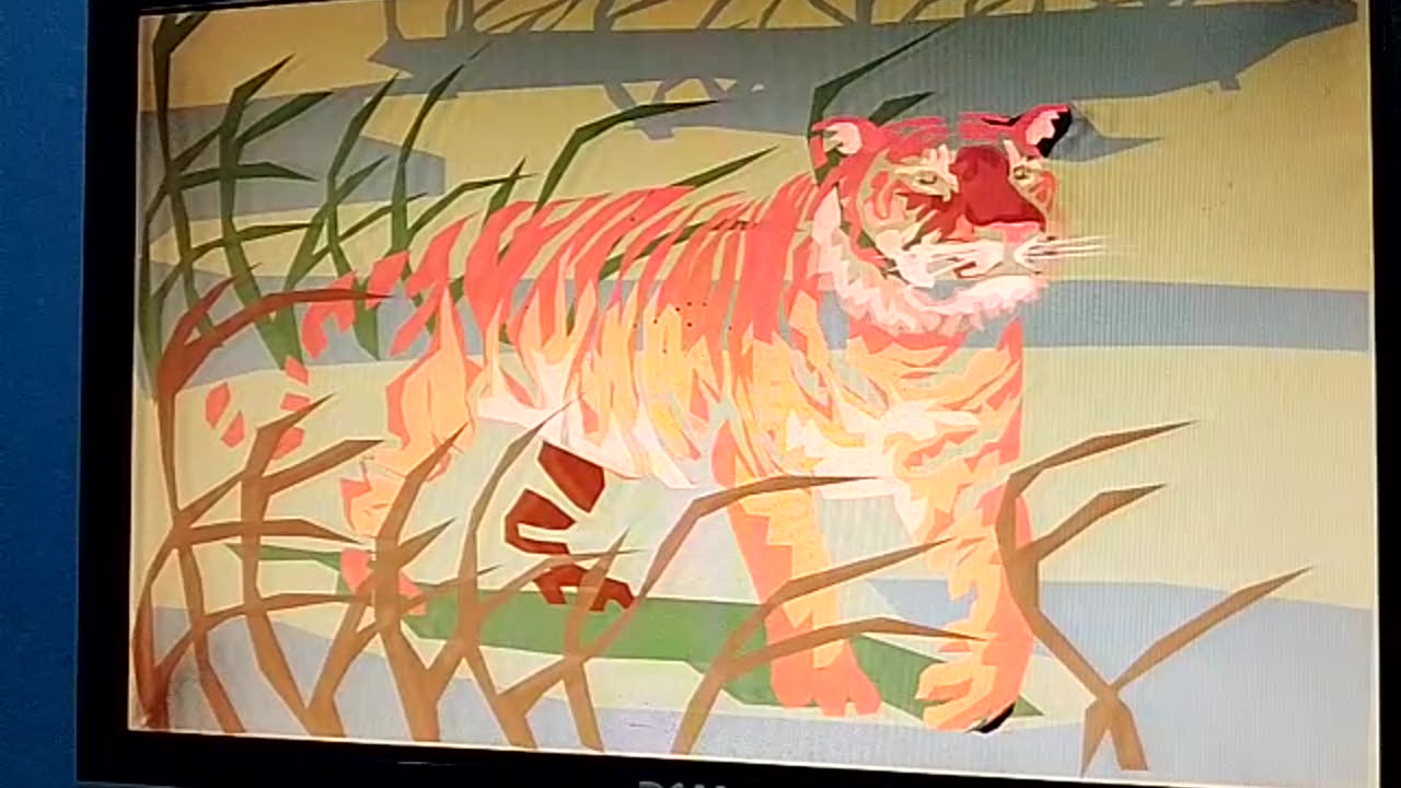 Tiger animation for PowerPoint