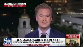 Peter Doocy reports Kari Lake is in the frame to become Trump’s U.S. ambassador to Mexico.