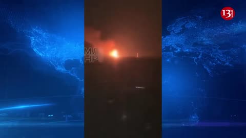 Ukrainian army struck 2 Russian ammunition depots in Luhansk - Strong blast and fire occur