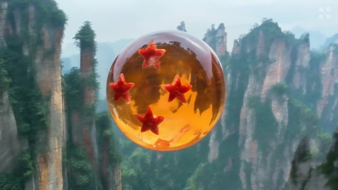 animation 3d ball 4 stars