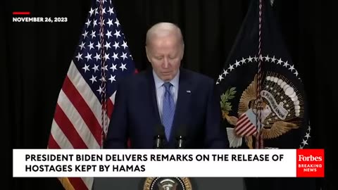 BREAKING NEWS- Biden Announces 4-Year-Old U.S. Citizen Has Been Freed From Hamas Captivity