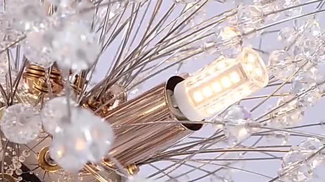 Crystal Lighting Pendant Lights Cristal Nordic Lamp LED Hanging Restaurant Bedroom Dandelion Pendant