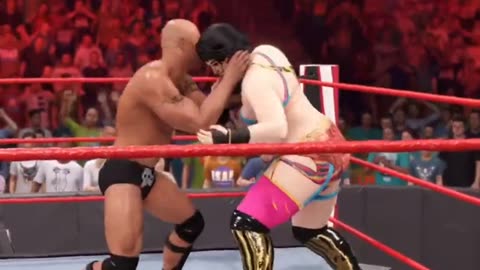 The Rock Vs Pranavi Devi WWE 2K22 #gameplay #game #gaming #wwe #wwe2k