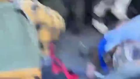 Ottawa Cops on Horses Tramples Peaceful Protesters