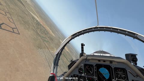 the T-6A Texan II over KIWA - Xplane 11 - More Freehand flying time -