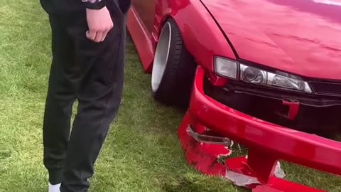 Car festival bumper crash failure