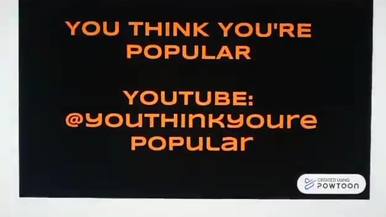 YOU THINK YOU'RE POPULAR ( COMMERCIAL #1 ) #SUBSCRIBE #BR1ZE23 #YOUTHINKYOUREPOPULAR