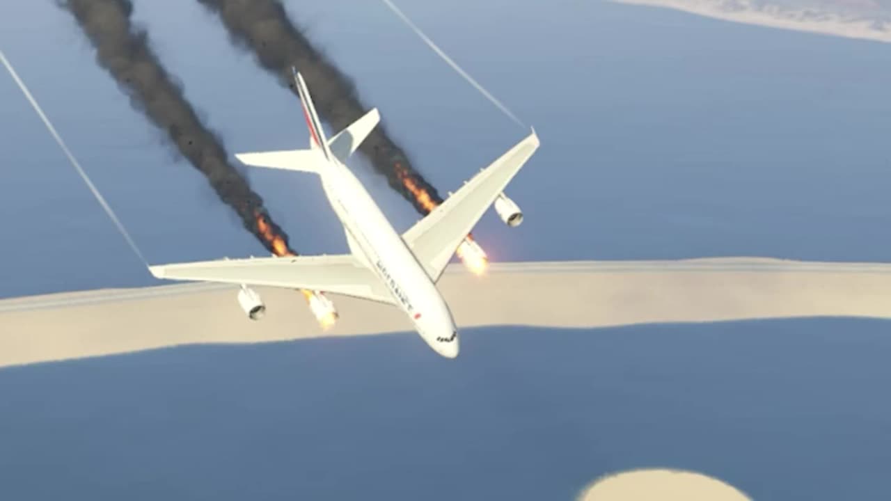 Airbus A380 Crashes and Forced Landing