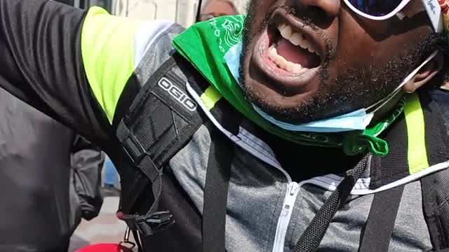 ANTIFA attacks Christian Evangelist (Seattle Abortion Rally)