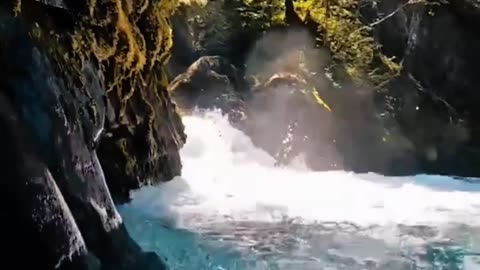 Amazing Glacier River in Alaska