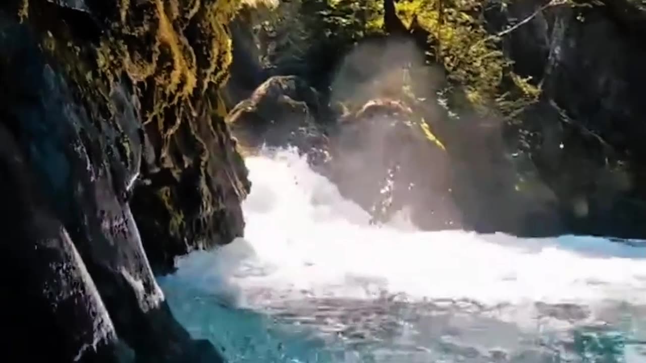 Amazing Glacier River in Alaska