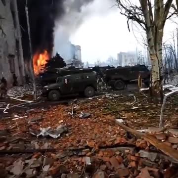 Archival footage from Mariupol, Russian special forces storming the fortified areas