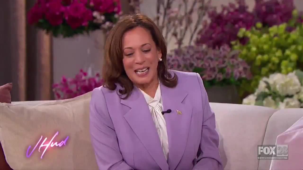 Kamala Laughs Uncontrollably While Recalling "We Did It Joe!" Moment