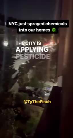 Get out of NYC! Brooklyn sprayed w/ "pesticide"