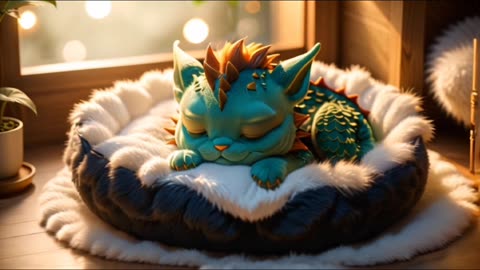 Dragon Nap | Ivyvos | 40 min | 🌥️ Quiet music for relaxation.