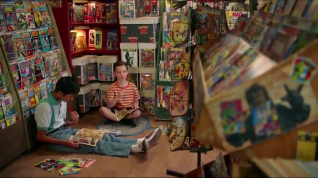 Young Sheldon- Sheldon's first taste of comic books.