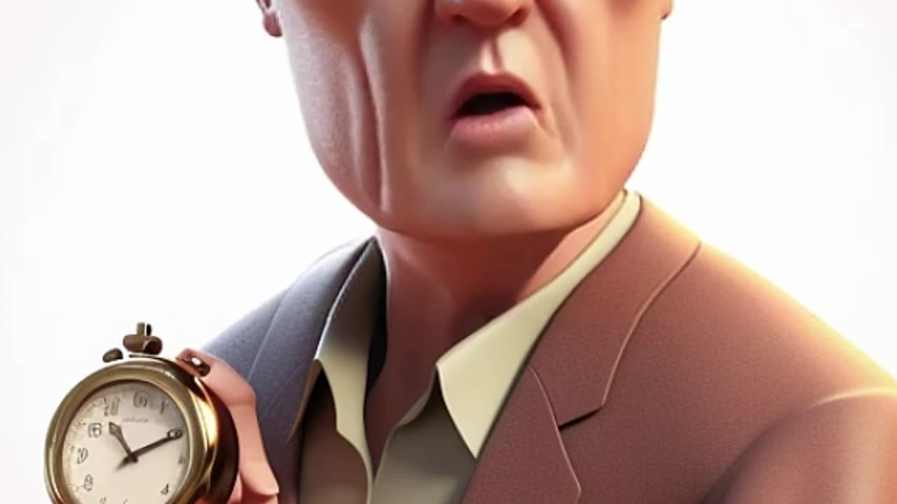 AI Generated Animation - Pixar style Christopher Walken - Pulp Fiction Gold Watch Speech