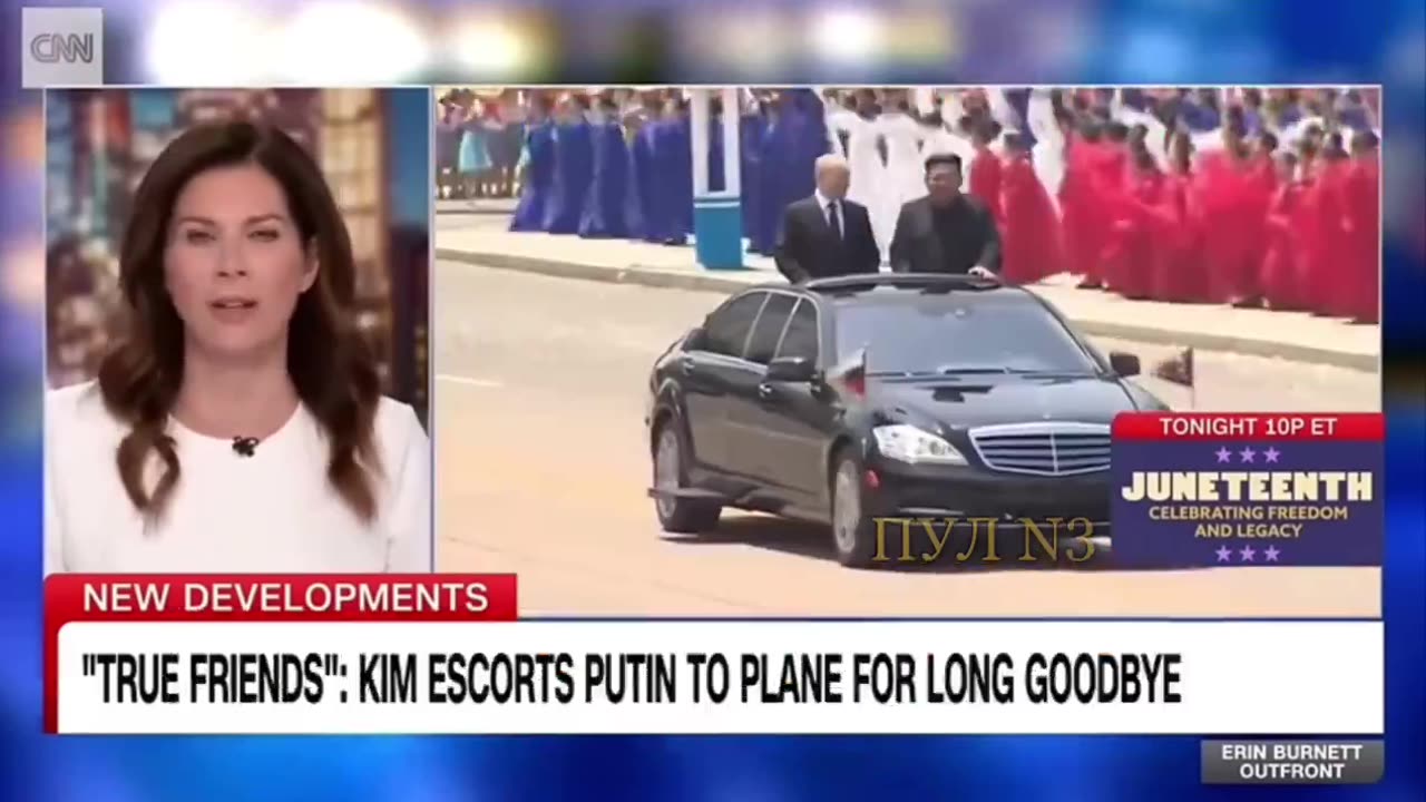 Erin Burnett On Putin And Kim Jung Un Visit