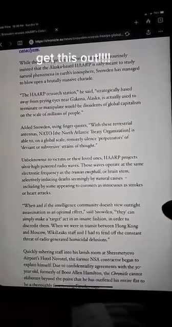 HAARP’s Global Assassination Agenda.