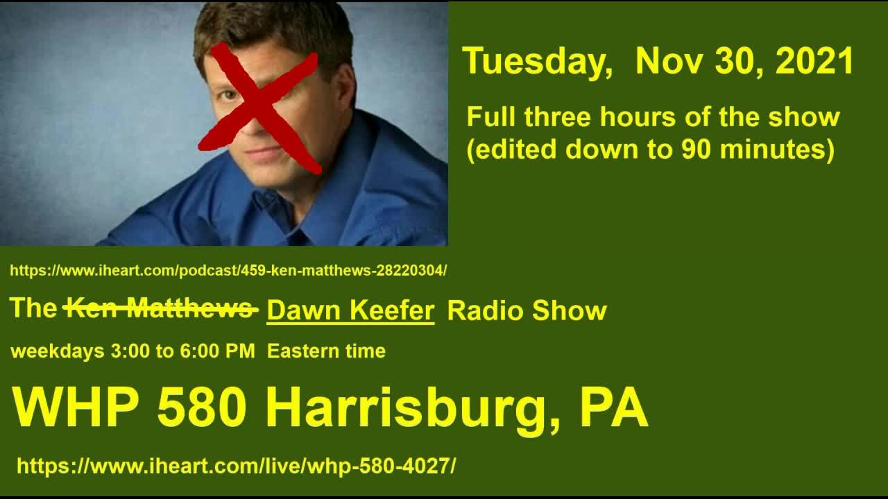 The Ken Matthews Radio Show 2021-11-30