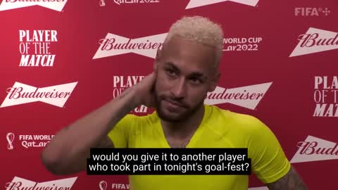 Neymar Jr. - Budweiser Player of the Match Brazil vs Korea Republic