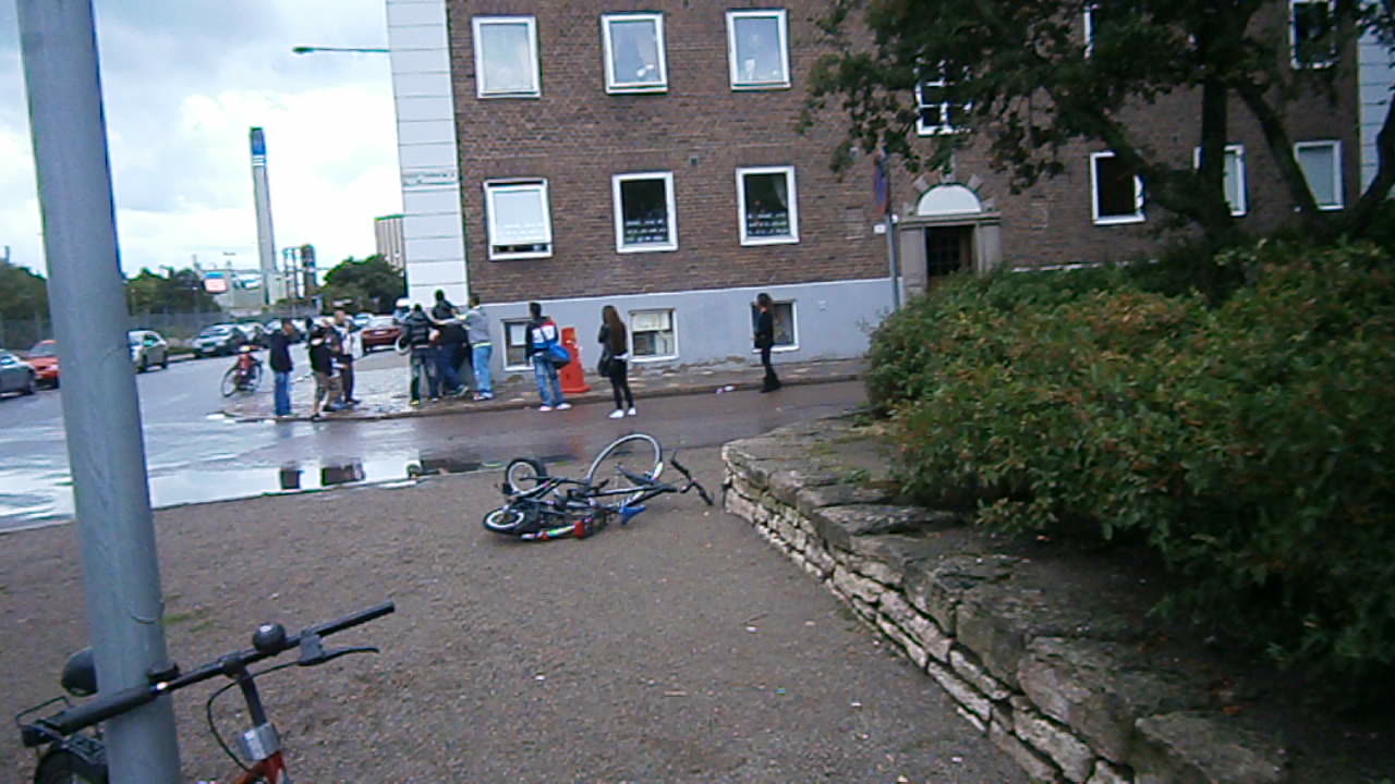 Bråk på hörnet Håkan Lundbergs gata, Bryggaregatan, Helsingborg 14 Aug. 2013