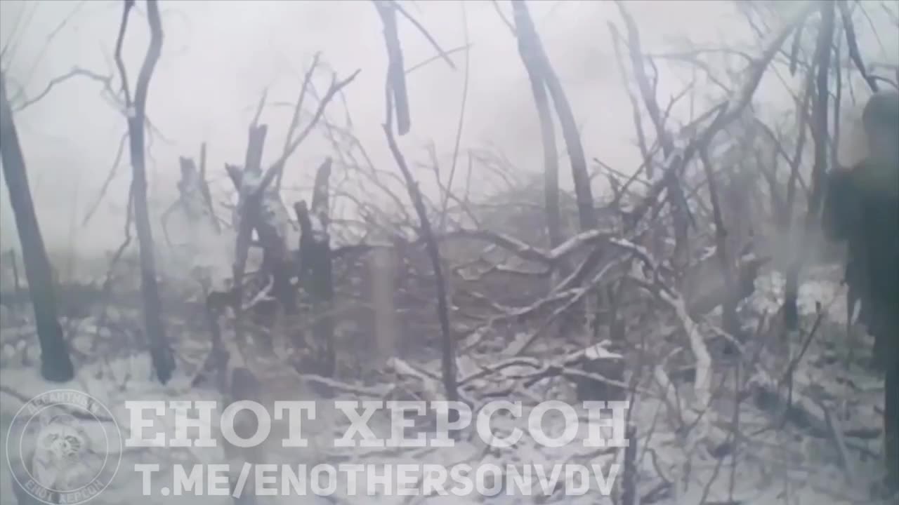 Video of Ivanovo paratroopers' offensive in the area of Chas Yar