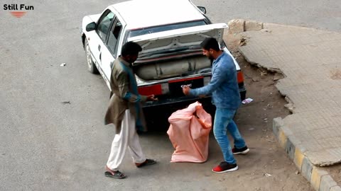 Garbage Bag prank