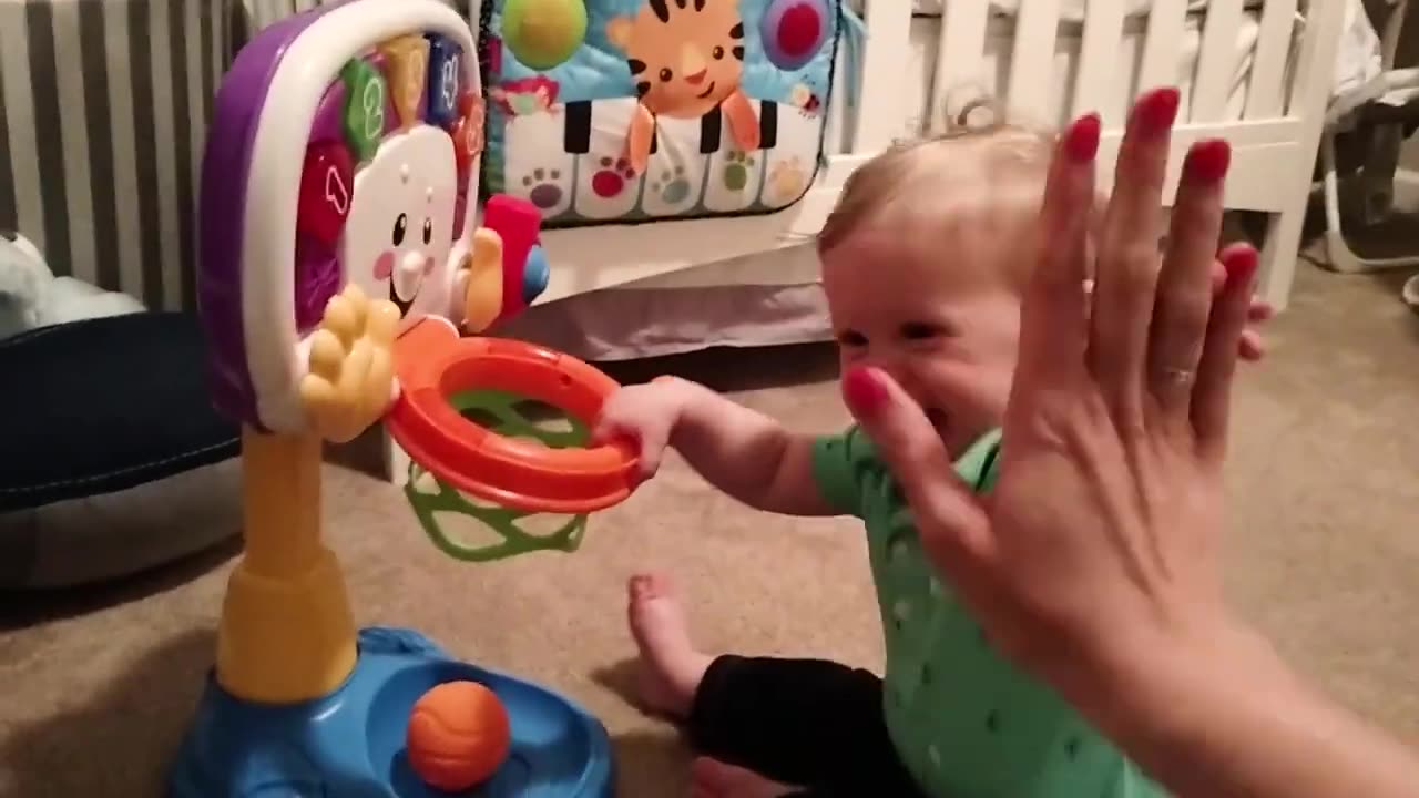 Funny Baby Videos - Baby's Active Playtime Explorations