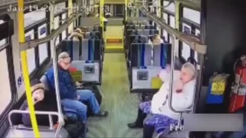 Passenger On A Bus Gets His Back Smashed In After A Vehicle Going 100MPH Crashes Into It!