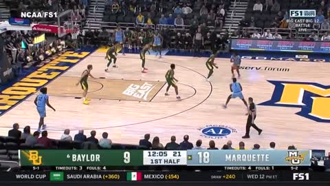 No. 6 Baylor blown out at Marquette