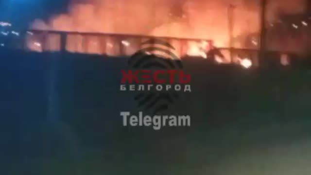 There was an explosion at a munitions depot in Belgorod