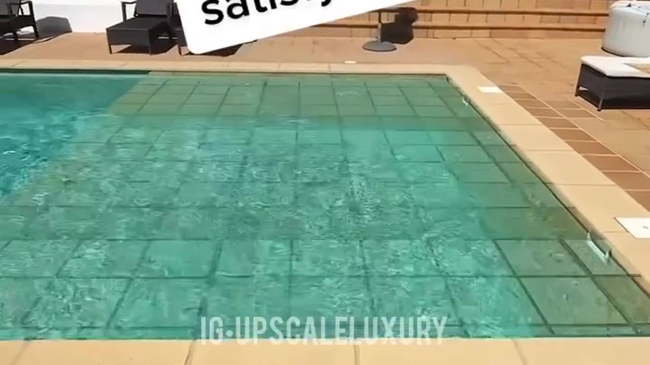 This is the coolest pool cover ever 😍💻 🚀🌟