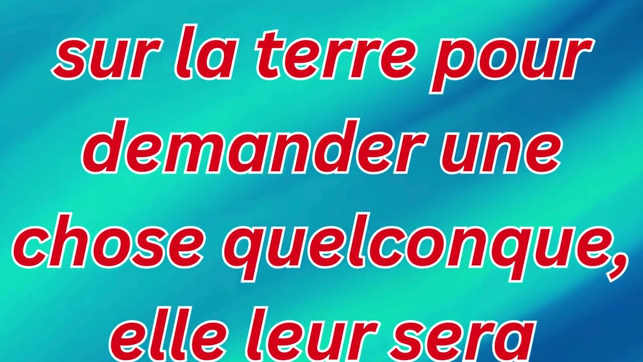 "La Puissance de l'Unité en Prière: Lorsque Deux s'Accordent" Matthieu18:19#short #youtube #ytshorts
