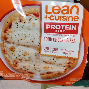 Eating Lean Cuisine Four Cheese Pizza, Dbn, MI, 9/27/23