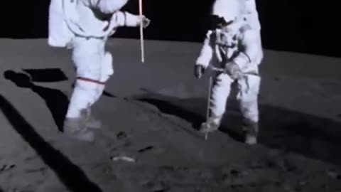 Neil Armstrong moon landing video