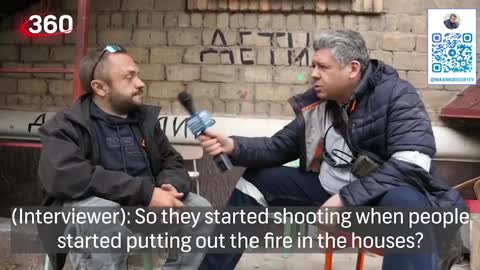 Ukrainian snipers set fire to houses and killed civilians