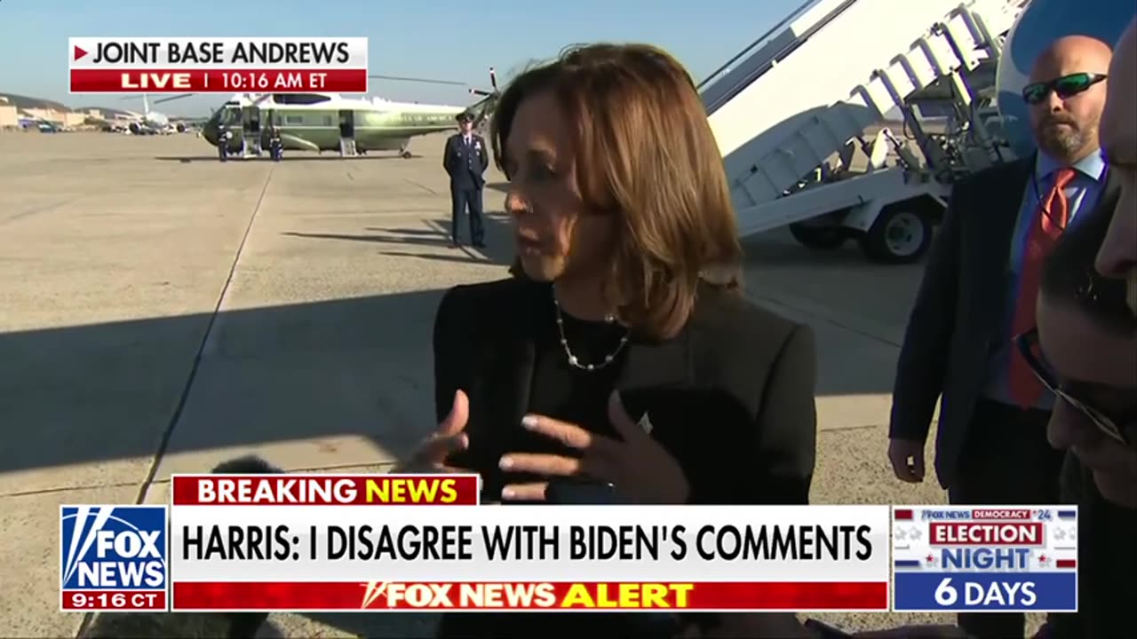 Harris responds to Biden's 'garbage' insult_ 'I strongly disagree