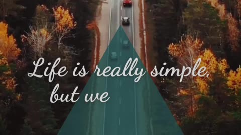 LIfe is really simple... Quote❤️ | Ahmed Quotes