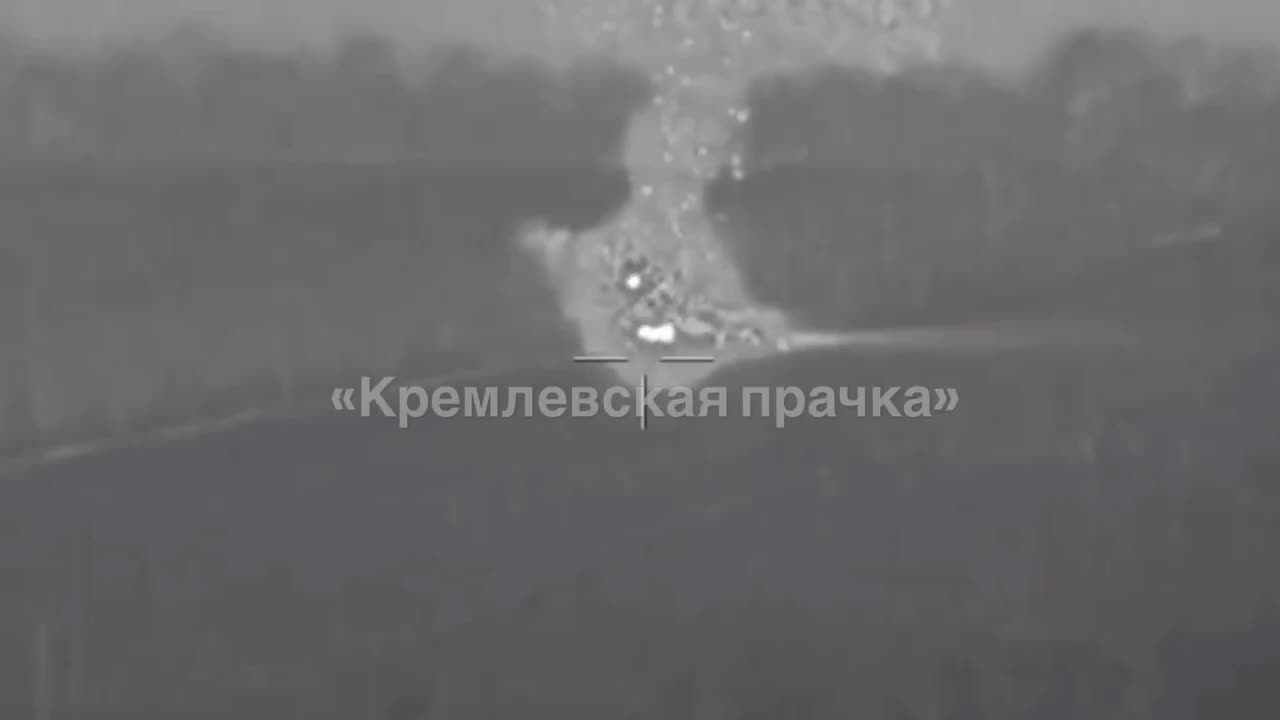 Russian ATGM Crew Strikes Ukrainian Tank