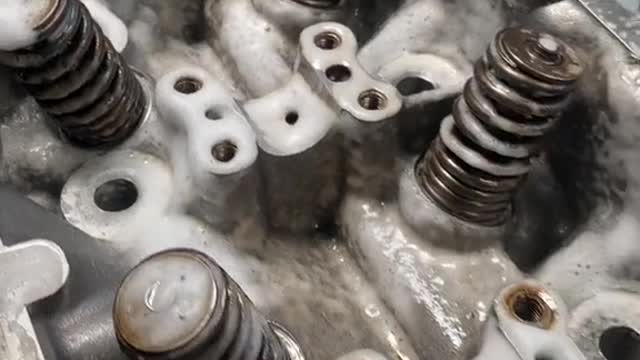 Engine parts cleaning and maintenance