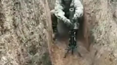 Ukraine soldier with DOWN SYNROME almost KILLS entire squad - LOLOL