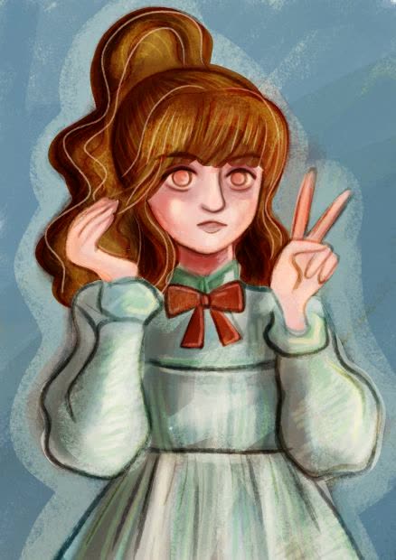 I draw a kawaii girl