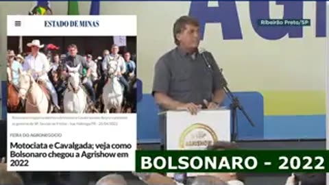 Presidente Bolsonaro arrastando multidão, 30.04.23