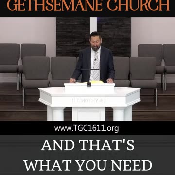 Who needs to be in Church