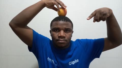 How to take an apple off your head