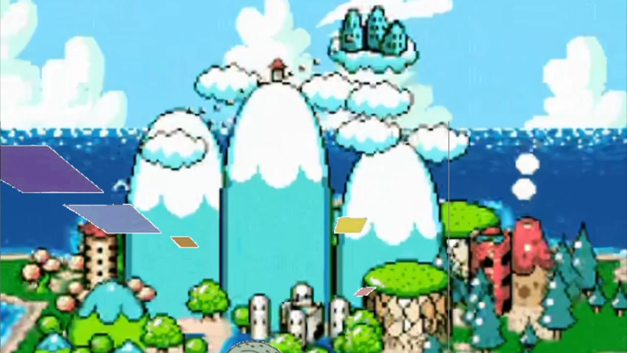 Squidward Is Playing With Tiles On Yoshi Island 🏝️